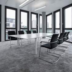 Konferenztisch weiss Konferenztische Büro, Bene, T-Meeting