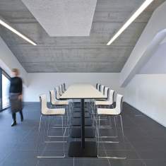 Stehtische Cafeteria Tisch hoch Bene T-MEETING Säulentisch hoch