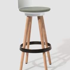 Barstuhl Holz Barhocker Bene TIMBA Stool