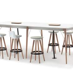 Barstuhl Holz Barhocker Bene TIMBA Stool