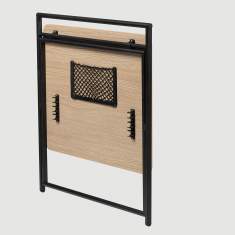 Schreibtisch schwarzes Gestell Klapptisch Home Office Schreibtisch klein Buerotisch klappbar Bene X-PRESS
