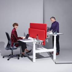Höhenverstellbarer Schreibtisch elektrisch ergonomische Schreibtische für 2 Leute Bene LEVEL LIFT TWIN
höhenverstellbar
Doppelarbeitsplatz