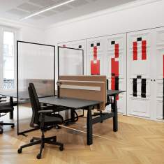 Höhenverstellbarer Schreibtisch elektrisch ergonomische Schreibtische für 2 Leute Bene LEVEL LIFT TWIN
höhenverstellbar
Doppelarbeitsplatz
