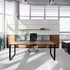 Sideboard Büro Büroschrank grau, Bene, AL-K Stauraum
