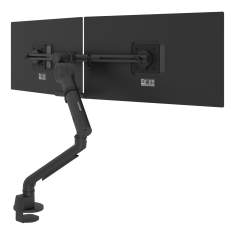 Monitorarm Aluminium Monitorhalterung schwarz Monitor-Befestigung Dataflex Viewgo pro Monitorarm HD - Schreibtisch 843
mit Tischklemmhalterung