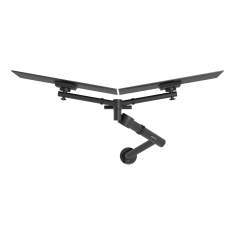 Monitorarm Aluminium Monitorhalterung schwarz Monitor-Befestigung Dataflex Viewgo pro Monitorarm HD - Schreibtisch 843
mit Tischklemmhalterung