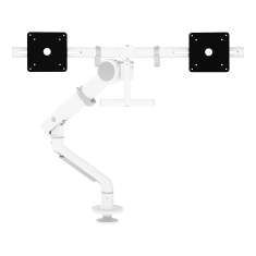 Monitorarm Aluminium Monitorhalterung weiss Monitor-Befestigung Dataflex Viewgo pro Monitorarm HD - Schreibtisch 840
mit Tischklemmhalterung
