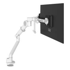 Monitorarm Aluminium Monitorhalterung weiss Monitor-Befestigung Dataflex Viewgo pro Monitorarm HD - Schreibtisch 840
mit Tischklemmhalterung