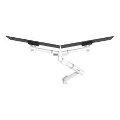 Monitorarm Aluminium Monitorhalterung weiss Monitor-Befestigung Dataflex Viewgo pro Monitorarm HD - Schreibtisch 840
mit Tischklemmhalterung