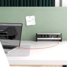 Elektro-Steckdosen Kabelführungen/Elektrifizierungen, BACHMANN, DESK