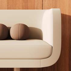 Loungesofa beige Sofa Lounge Sitzmöbel Kollektion Kusch+CO Bound Sofa
