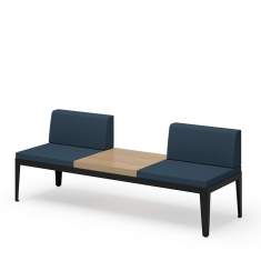 Sitzbank blau Lounge Sitzmöbel modular Rosconi BANDA