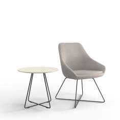 Designer Beistelltisch weiss Beistelltische rund viasit Calyx