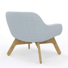 Loungesessel grau Sessel Lounge Holz Viasit Calyx Lounge