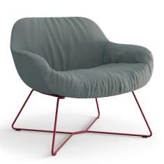 Loungesessel grau Sessel Lounge Viasit Calyx Lounge