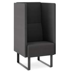 Loungemöbel Büro Lounge Sitzmöbel grau Sessel Materia, Monolite High