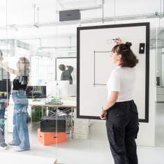 flexibles Whiteboard magnetisch Wandtafel mobil Westermann flomo board