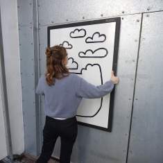 Whiteboard Magnet mit Klett Westermann flomo magnet