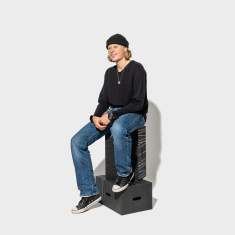 Multifunktionshocker grau Hocker Beistelltisch Westermann Xbrick®