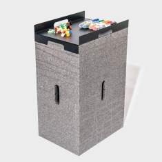 Tablett Stahl Xbrick Westermann X-tray