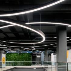 Pendelleuchte schwarz Lichtsysteme XAL Mino 60 Curve