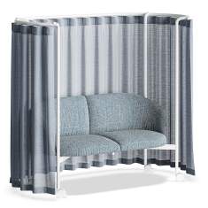 Loungesysteme Lounge Stizmöbel Sofa Loungesystem modular König + Neurath NET.WORK.PLACE WAVE