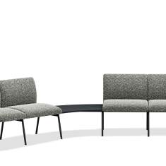 Loungesysteme Lounge Stizmöbel Sofa Loungesystem modular König + Neurath NET.WORK.PLACE WAVE