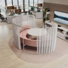 Loungesysteme Lounge Stizmöbel Sofa Loungesystem modular König + Neurath NET.WORK.PLACE WAVE