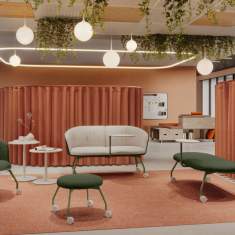 Loungesysteme Lounge Stizmöbel Sofa Loungesystem modular König + Neurath NET.WORK.PLACE WAVE