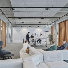 Deckenleuchte Lichtsysteme schwarz Deckenleuchten Büro ERCO Skim