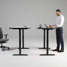 Höhenverstellbarer Schreibtisch elektrisch ergonomische Schreibtische Nowy Styl eUP
LED Display
höhenverstellbar
rechteckige Tischplatte