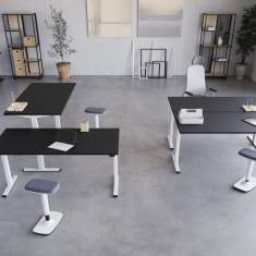 Nowy Styl eComo höhenverstellbarer Schreibtisch für flexible Arbeitswelten