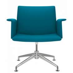 Clubsessel blau Loungesessel Büro Loungemöbel, Brunner, fina lounge