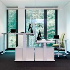 Schreibtisch höhenverstellbar Ergonomie Büromöbel Schreibtische ergonomisch WINI, WINEA PRO Arbeitstisch