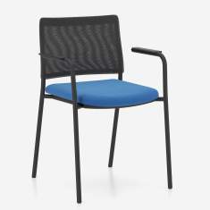Besucherstuhl blau Konferenzstuhl Büro Konferenzstühle Cafeteria Stühle Nowy Styl Intrata