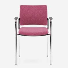 Besucherstuhl violett Konferenzstuhl Büro Konferenzstühle Cafeteria Stühle Nowy Styl Intrata