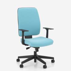 Ergonomischer Bürostuhl Stoffbezug Bürodrehstuhl türkis Drehstuhl Büro Nowy Styl, Taktik