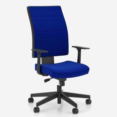Ergonomischer Bürostuhl Stoffbezug Bürodrehstuhl blau Drehstuhl Büro Nowy Styl, Taktik
