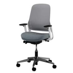 Drehstühle Büro Design Bürostühle grau Dregstuhl mit Armlehnen Wilkhahn Me ESP