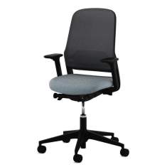 Drehstühle Büro Design Bürostühle grau Dregstuhl mit Armlehnen Wilkhahn Me ESP