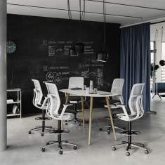 Counterstuhl weiss Counterstühle Büro Drehstuhl Wilkhahn AT Counter