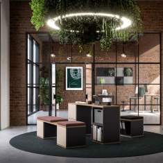 modulare Büromöbelsysteme modulare Elemente Büro Assmann Büromöbel STAURAUMSYSTEM Cubas | Flex