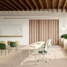 Tisch Konferenztisch Büro Bürotisch Konferenztische Schulungstisch einfach Tische Profim Eminent
rechteckige Tischplatte