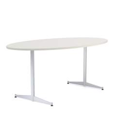 Konferenztisch weiss Konferenztische Büro Profim Allround
ovale Tischplatte