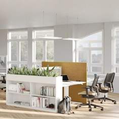 höhenverstellbarer Schreibtisch Büro Schreibtische Büromöbel Holz Leuwico, iMOVE-S
Handverstellung
höhenverstellbar