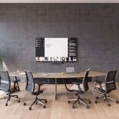 Steelcase Ocular™ Videokonferenztisch im professionellen Konferenzraum