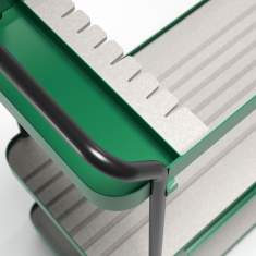Board-Wagen Haworth Collaborate Board Cart zur strukturierten Aufbewahrung von Tafeln