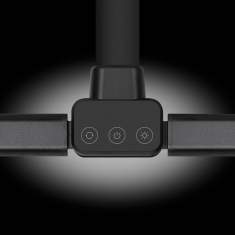 LED Tischleuchte schwarz Tischlampe Home Office Hansa Novano