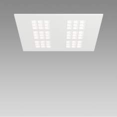LED-Deckenleuchte Regent Lighting Geo 4 Boost Office für Bürobeleuchtung