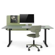 elektrisch höhenverstellbarer Schreibtisch Büro Höhenverstellbare Schreibtische Arbeitstische Bürotisch höhenverstellbar Lista Office LO Stretch